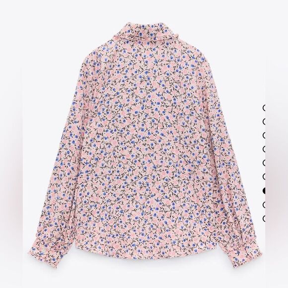 Zara Floral Print Shirt - Picture 5 of 5